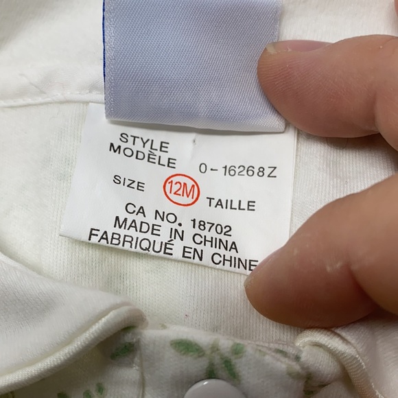 Footed layette sleeper 12M - Picture 5 of 5